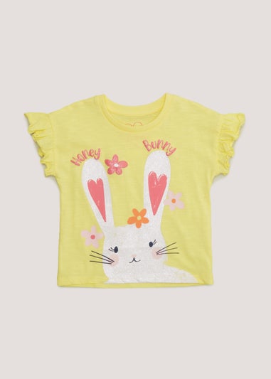 Girls Lemon Bunny T-Shirt (9mths-6yrs)