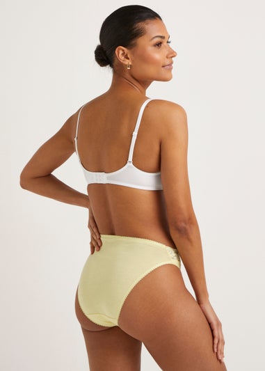 5 Pack Lace High Leg Knickers