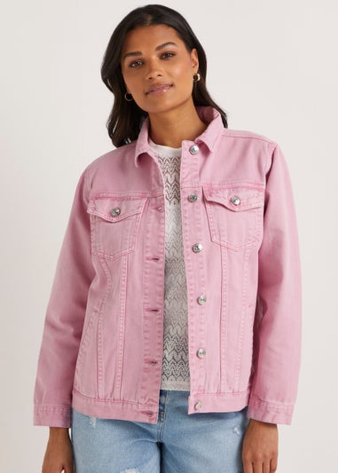 October Denim jacket - pink - Zalando.de