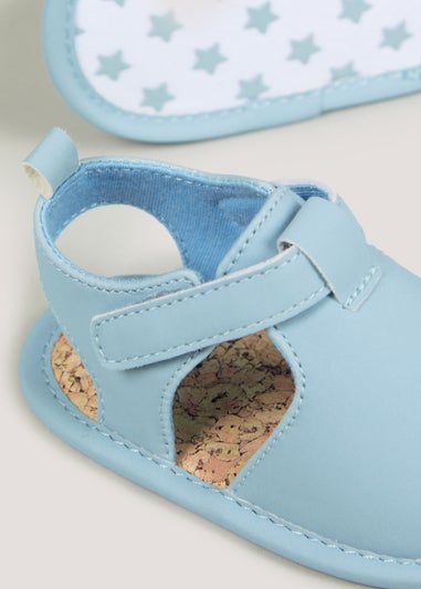 Blue Soft Sole Baby Sandals (Newborn-18mths)