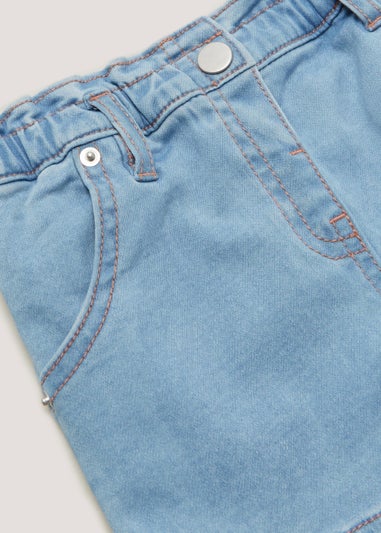 Girls Blue Denim Shorts (9mths-6yrs)