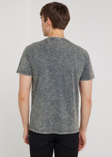 Grey Nirvana Print T-Shirt