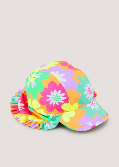 Girls Multicoloured Floral Keppi Sun Hat (6mths-6yrs)