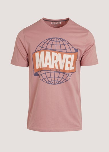 Pink Marvel Logo T-Shirt