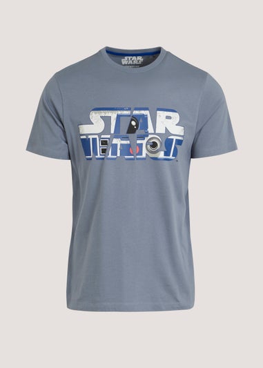 Grey Star Wars Logo T-Shirt