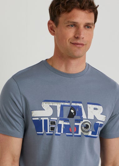 Grey Star Wars Logo T-Shirt