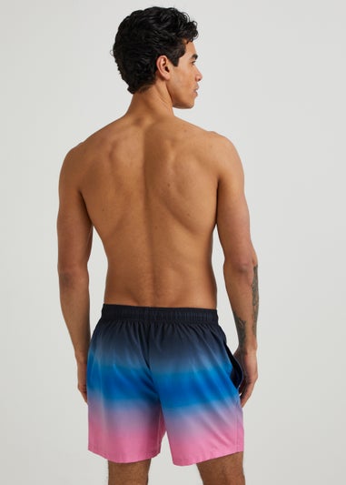 Pink & Blue Ombre Swim Shorts