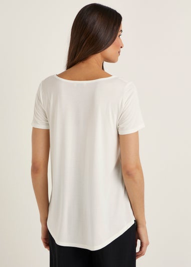 White Modal T-Shirt