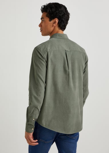 Green Needlecord Shirt