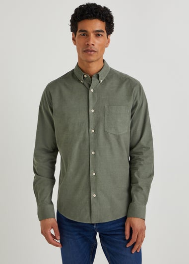 Green Needlecord Shirt