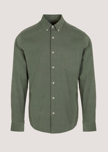 Green Needlecord Shirt