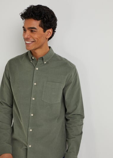 Green Needlecord Shirt
