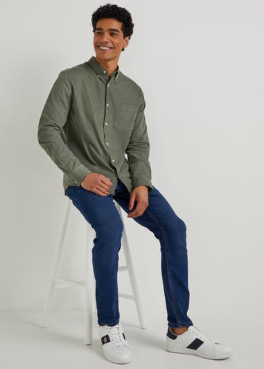 Green Needlecord Shirt