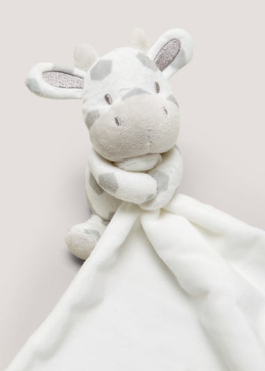 Cream Giraffe Baby Comforter