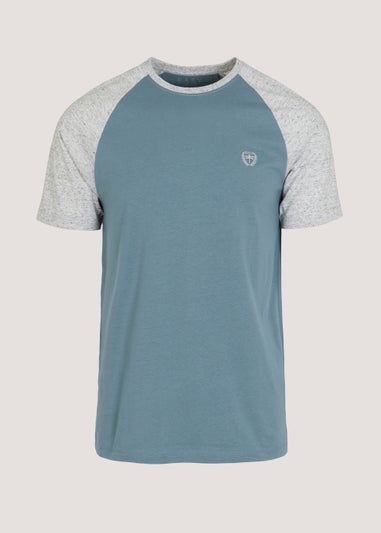 Blue & Grey Raglan T-Shirt