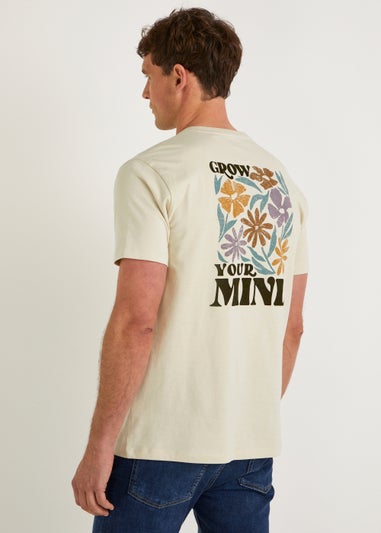 Cream Grow Your Mind T-Shirt