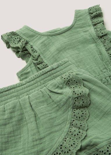 Girls Green Top & Skort Set (9mths-6yrs)