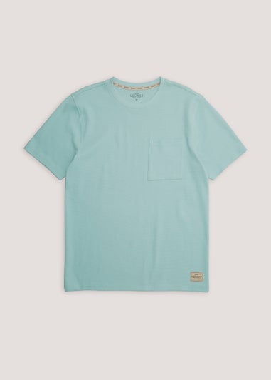 Green Textured Pyjama Top