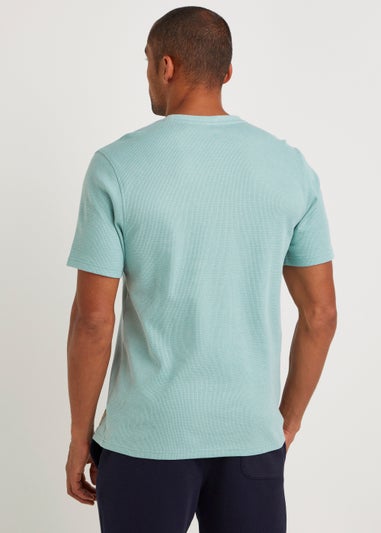 Green Textured Pyjama Top