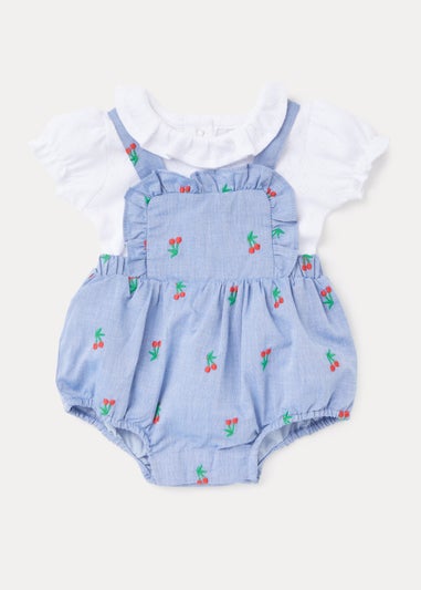 Baby clearance chambray romper