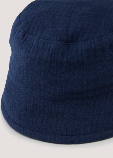 Boys Navy Sun Hat (Newborn-24mths)