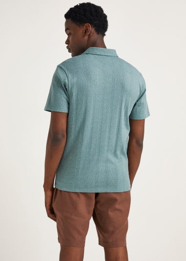 Rust Linen Blend Shorts