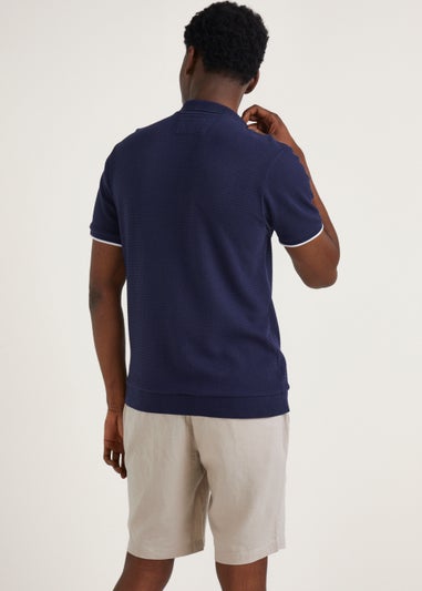 Stone Linen Blend Shorts