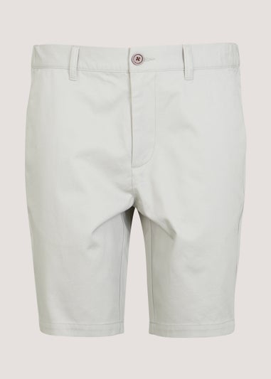 Light Grey Chino Shorts - Matalan