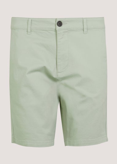 Mint Straight Fit Chino Shorts