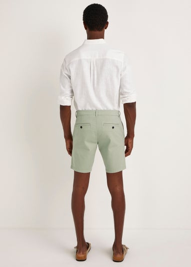 Mint Straight Fit Chino Shorts