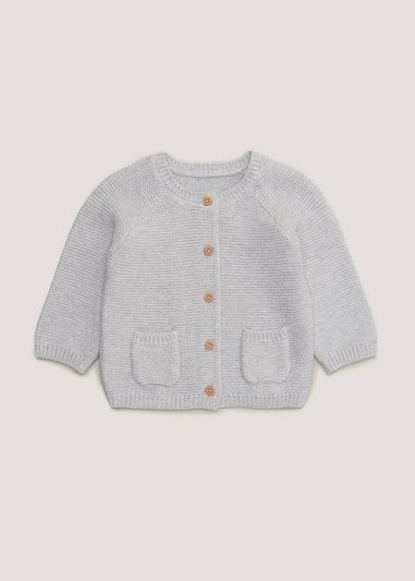 Newborn grey shop cardigan