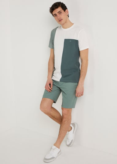 Sage Straight Fit Stretch Chino Shorts