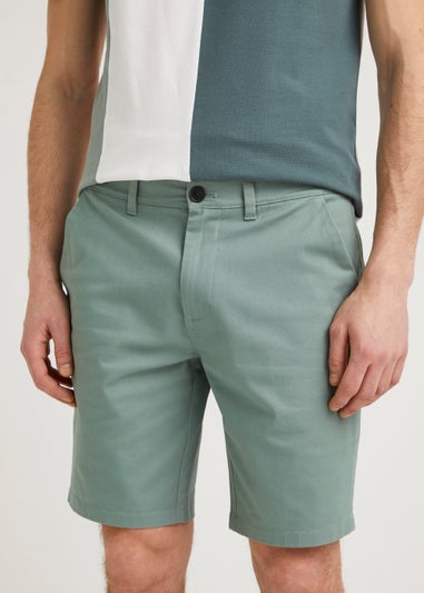 Sage Straight Fit Stretch Chino Shorts