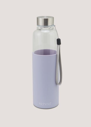 Lilac Silicone Water Bottle (23cm x 6.5cm)