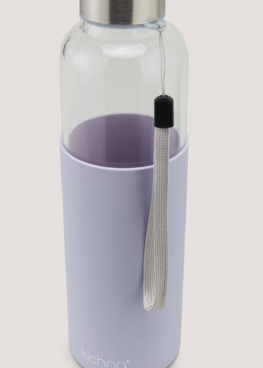 Lilac Silicone Water Bottle (23cm x 6.5cm)