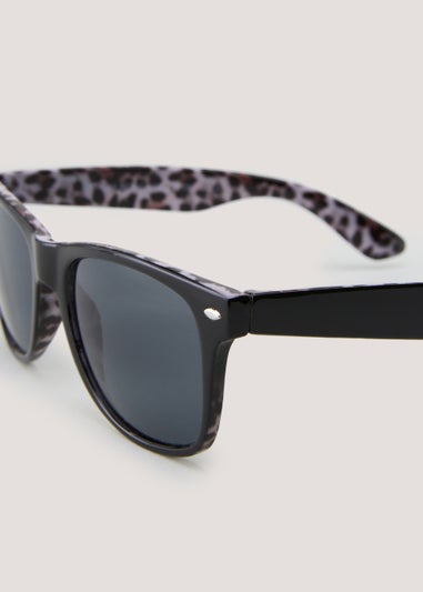 Black Leopard Sunglasses