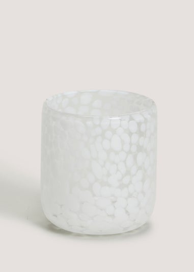 White Confetti Tumbler (9cm x 8cm)