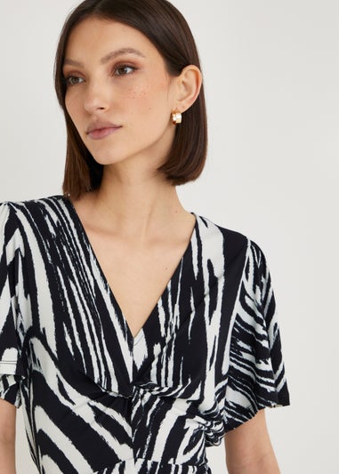 Et Vous Monochrome Print Jumpsuit