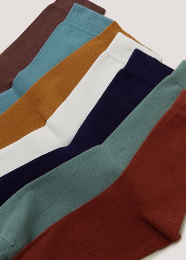 7 Pack Multicoloured Spring Socks