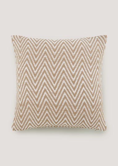 Natural Zigzag Cushion (43cm x 43cm)