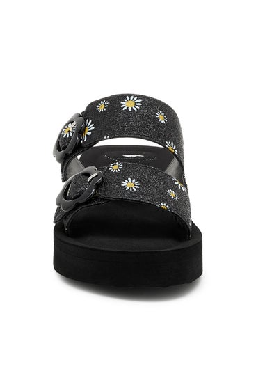 Rocket Dog Wild Eloise Black Glitter Sandals