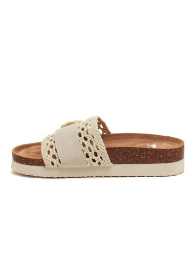 Rocket Dog Alma Natural Cord Sliders