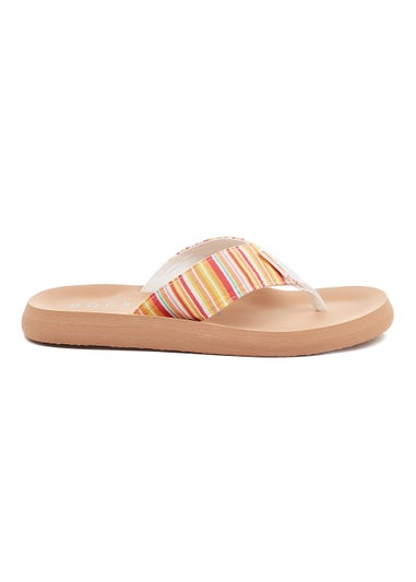 Rocket Dog Adios Orange Stripe Flip Flops