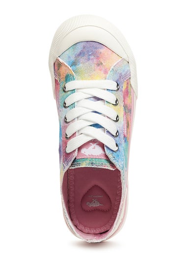 Rocket Dog Jazzin Eden Red Stripe Trainers