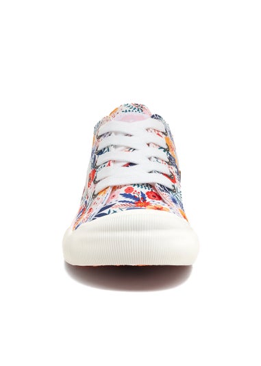 Rocket Dog Jazzin Malden White Floral Sneakers