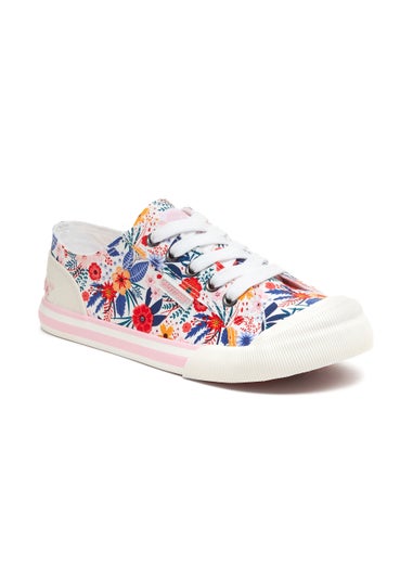 Rocket Dog Jazzin Malden White Floral Sneakers