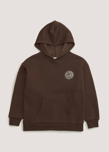 Candy Couture Brown Slogan Hoodie (9-16yrs)