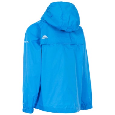 Kids Trespass Qikpac Blue Jacket (2-12yrs)