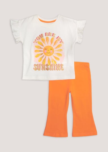 Girls Orange You Are My Sunshine Set (9mths-6yrs)