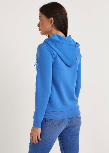 Blue Zip Up Hoodie